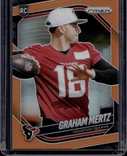 2025 Panini Prizm- Graham Mertz #392 (RC)- Orange Prizm /249