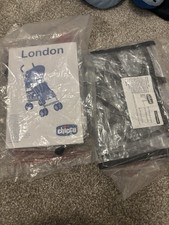 Chicco London Kinderwagen Regen Wind Wetter Schutz Abdeckungen x2. Neu unbenutzt