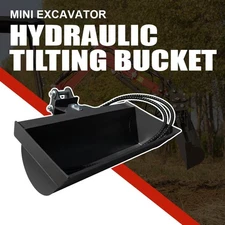 800mm HUAYEE  Tilting Bucket Attachment For 0.8T-1.5TONS Mini Excavators Bucket