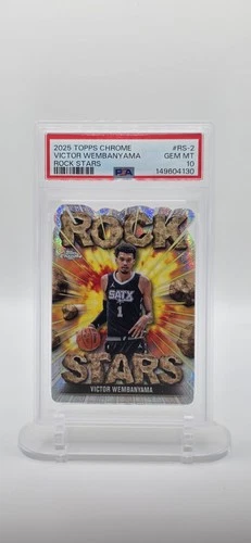 2025 Topps Chrome Victor Wembanyama Base (PSA 10)