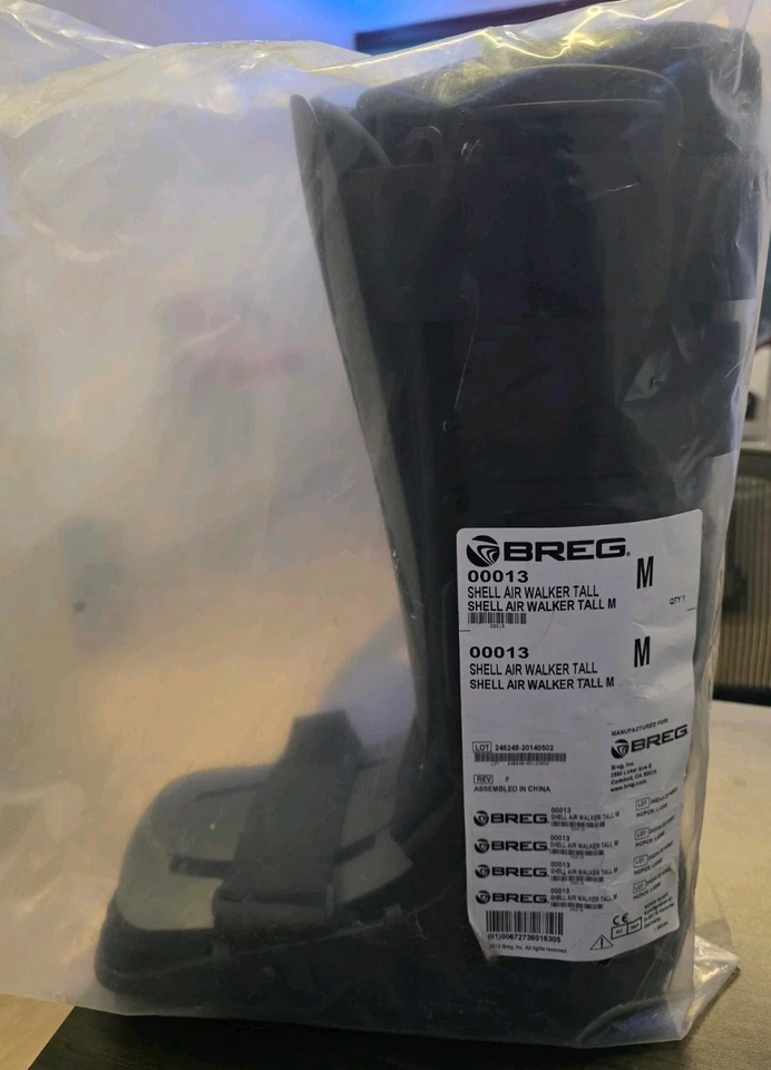 Breg Shell Air Ankle Walker Fracture Boot Inflatable Model: Tall - Size Medium - Image 4 of 4