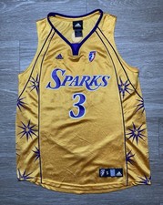Authentic Y2K Adidas WNBA Los Angeles Sparks Candace Parker Jersey Size SMALL