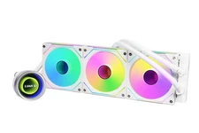 Multicolor Electronic Component Fan with Interchangeable Designs and Radiator