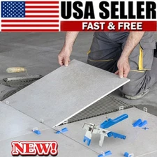 Saker Tile Leveling System 1/16Inch with Tile Plier 500pcs Tile Leveler Space JQ