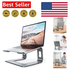 Versatile Aluminum Laptop Stand - Detachable and Ventilated for Better Posture