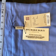 Authentic Burberry London Hang Tags Water Repellent 525 Coat Jacket OEM