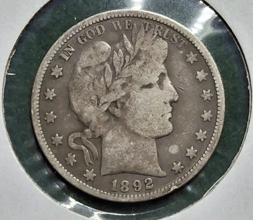 1892 Barber Half Dollar