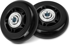 Replacement Wheels Set for Pelican 1510 1560 Cases Heavy Duty Rubber Rolling