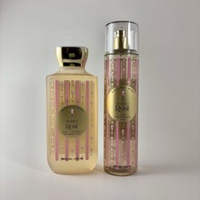 Bath  Body Works Bubbly Rose Body Mist 8 oz  Shower Gel 10 oz - Lot of 2