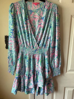 Lilly Pulitzer Cristiana Stretch Dress In Full Bloom Size 8 NWOT - Image 1 of 4