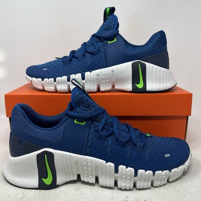 Nike Free Metcon 5 Court Blue White Green Mens 10.5 Workout  display picture 3