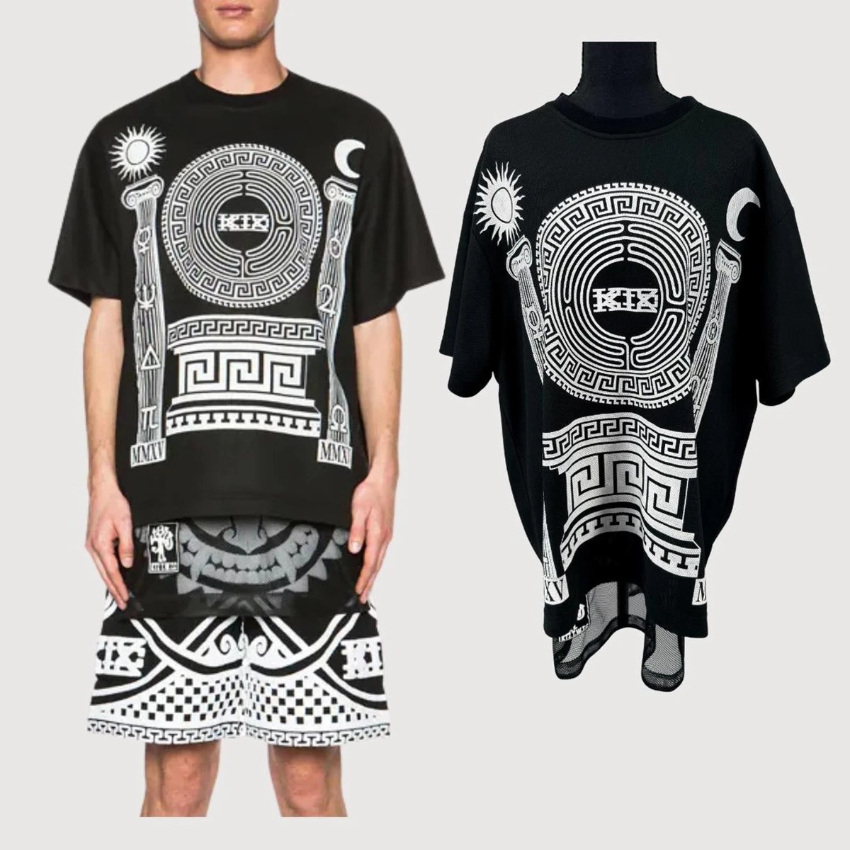 KTZ トップス KTZ Oversized Church Print Hoodie | Black | FARFETCH