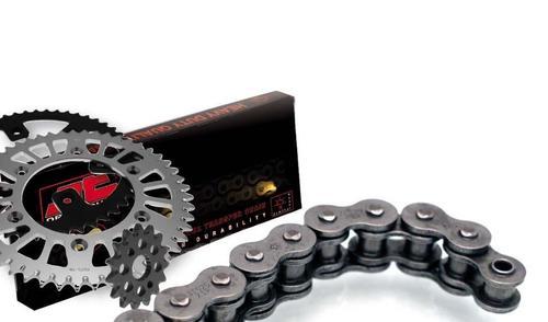 Kit chaine hyper renforcé Kawasaki ZX-9R Ninja 2002-2003 transmission 16x41 acier