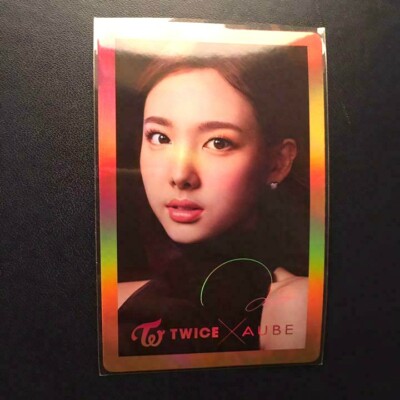 TWICE x AUBE Kao Cosmetic Japan Original Photo Card Rare Nayeon | eBay