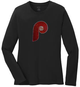 women's phillies long sleeve shirt