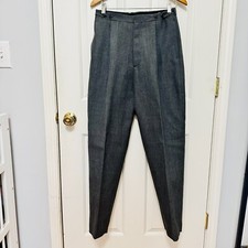 MARC JACOBS GRAY LANA WOOL DRESS PANTS MADE IN ITALY