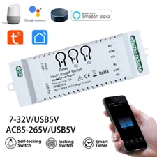 New 12V 24V WiFi Switch Relay Module Smart Remote Controller Timer for Phone App