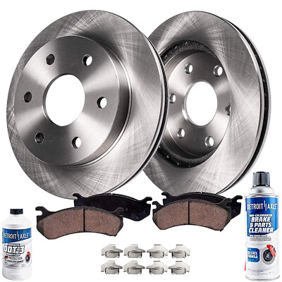 Front Brake Rotors Brake pads for Chevy K1500 K2500 Suburban Tahoe Blazer Brakes