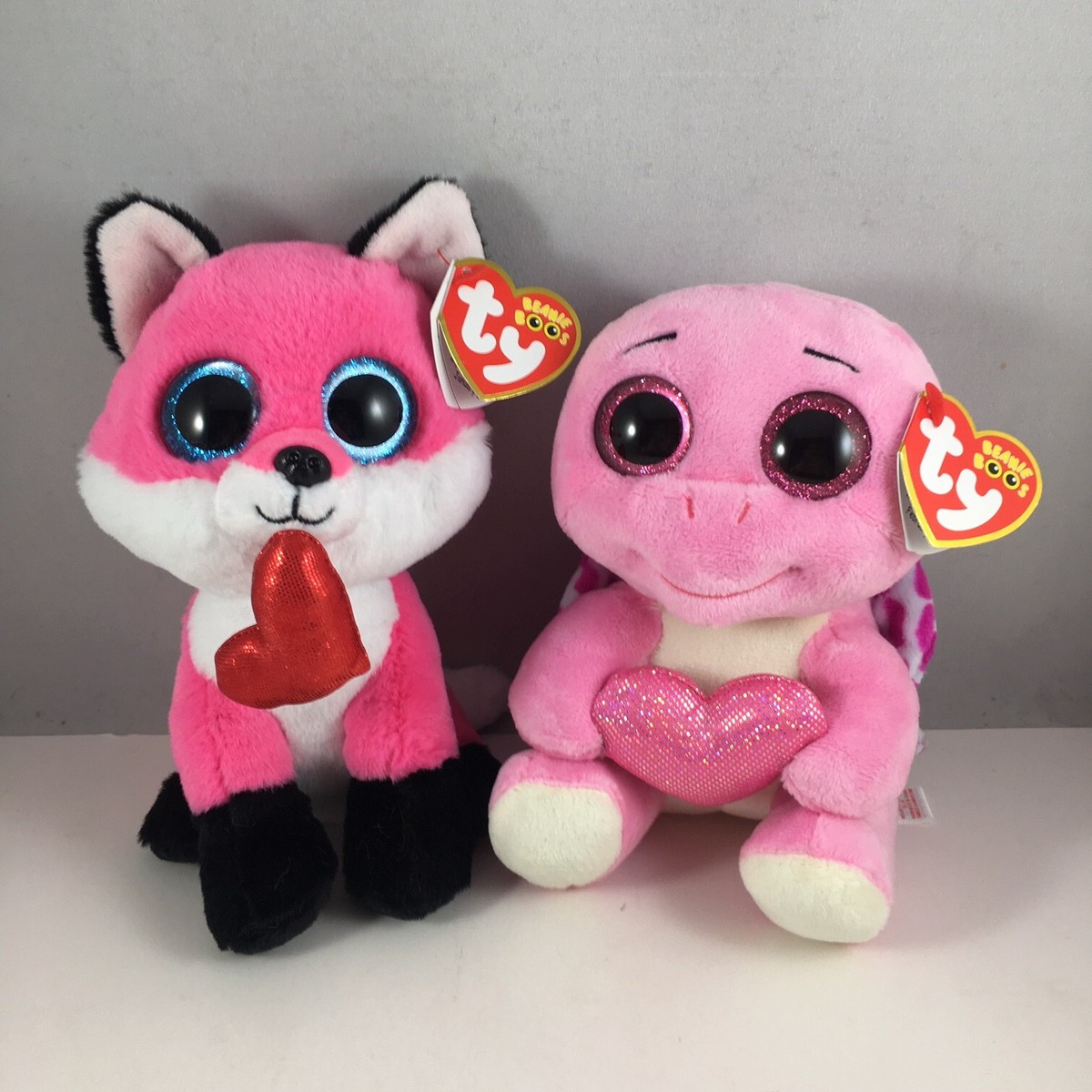 Ty Beanie Boos ぬいぐるみ TY Toy Beanie Boos - MEADOW the Fox with Glitter Eyes (6 inch