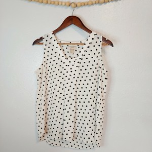 loft polka dot blouse