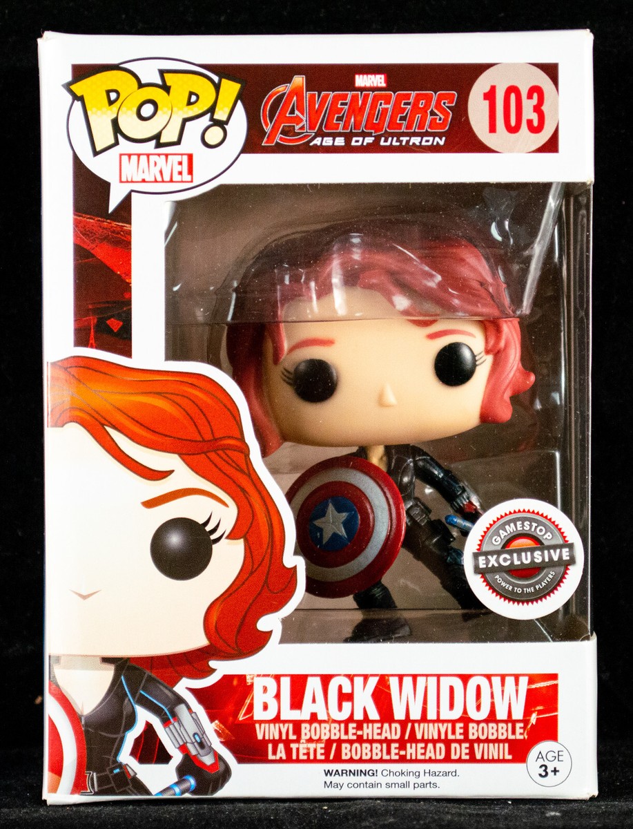 Funko Pop! Marvel Avengers Black Widow #103 w/ Protector Age