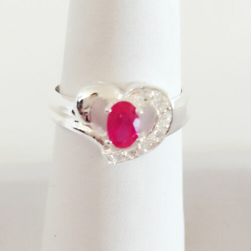 LOOT Phantom Spider Ring 925 / 18K / Natural Ruby US 9.5 - 10 size 