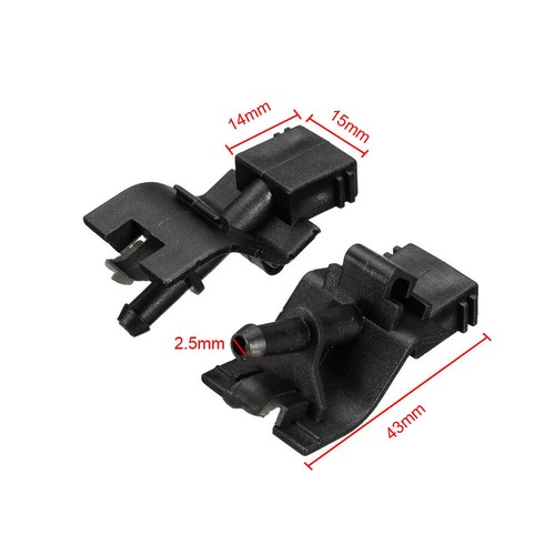 2pcs Front Windshield Washer Fluid Spray Jet Nozzle Kit For Toyota Corolla Altis - Picture 11 of 11
