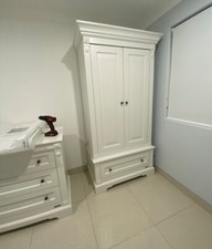 Love n Care Emilia Wardrobe and Chest Drawers (White)