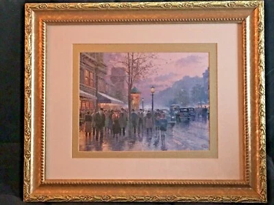 Thomas Kinkade Boulevard Lights Paris February 2002 Calendar Print - Image 1 of 4