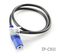 1ft 3.5mm Smartphone Headset Jack to RJ9/RJ10 Headset Office Phone Adapter Cable