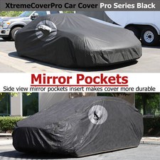 CoverMaster Indoor Car Cover For 2018-2021 Audi A5 Coupe - Black Satin Soft Fabric - View #9