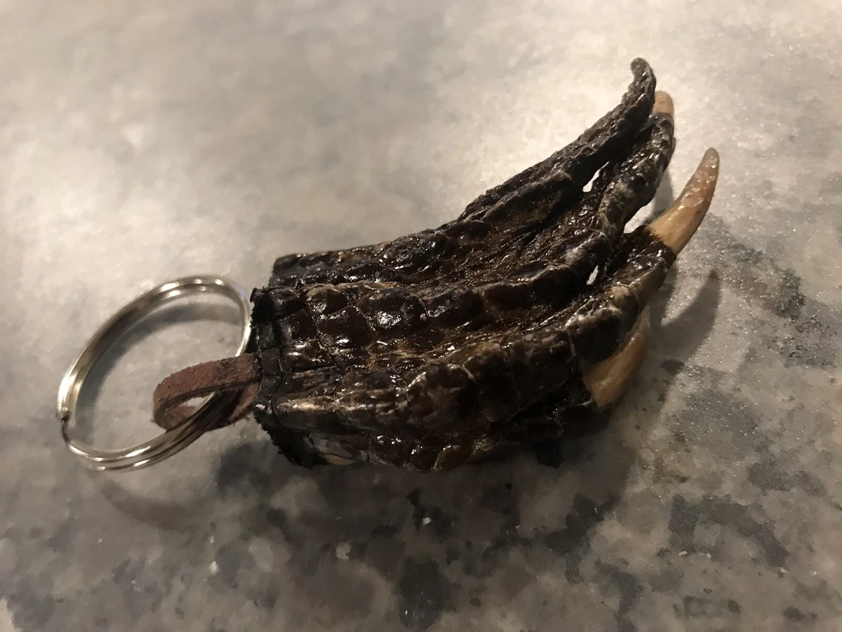 Alligator foot keychain sale