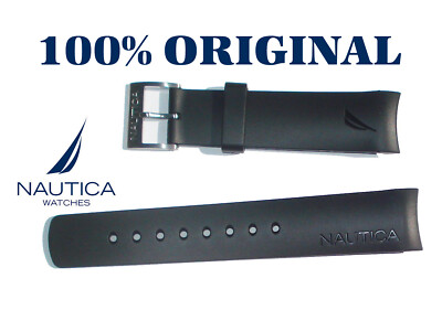 ORIGINAL AUTHENTIC  NAUTICA WATCH BAND STRAP 22mm ALL COLORS TPA RUBBER