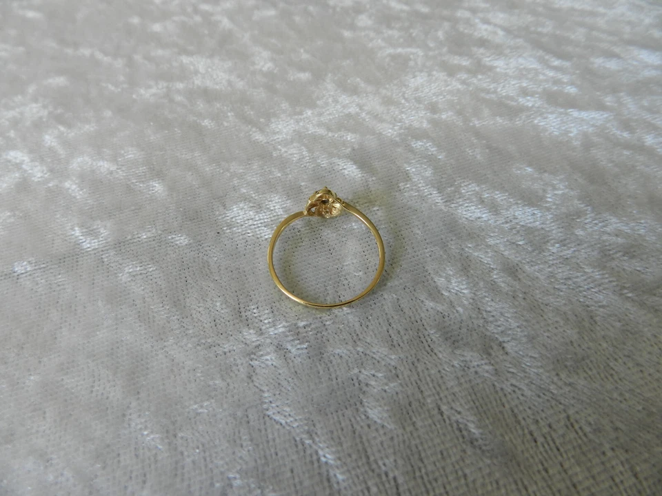 Jolie bague alliance en or massif 18 carats et Saphir taille : 54 - Photo 3/4
