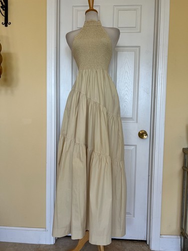 SWF ANTHROPOLOGIE long halter dress size S