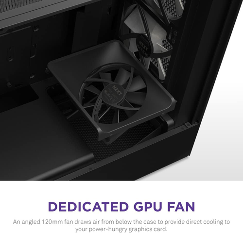 H5 Flow RGB ATX Mid-Tower Gaming Case - High Airflow, Tempered Glass, Cable Mana - Picture 5 of 8