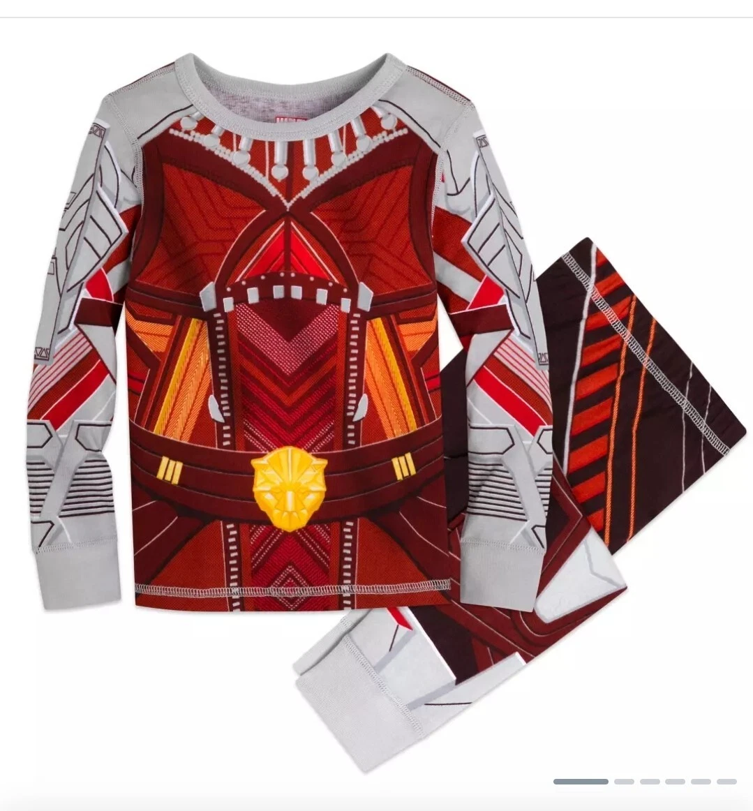 Black Panther Pjs Wakanda Forever Kids Pajamas 2 Piece Size 10 Marvel Disney NEW