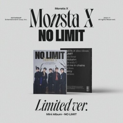Monsta X - No Limit (Limited Version) (incl. 72pg Photobook, Photocard, Paper St