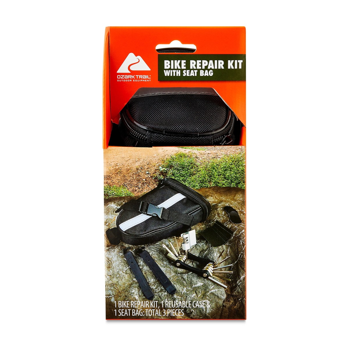 Ozark Trail Bike Repair Kit with Seat Bag, lb