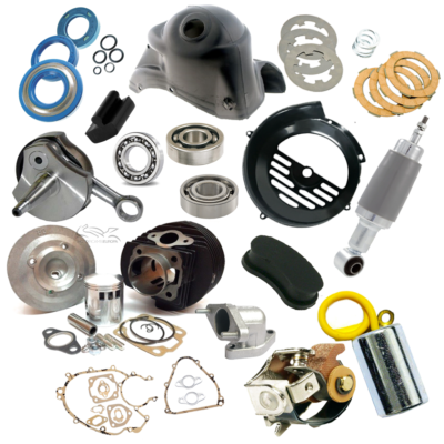 kit modifica motore vespa 50 r l n special primavera 125 et3 con gruppo  termico