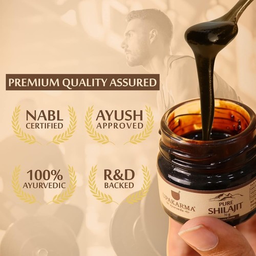 UPAKARMA Ayurveda Pure and Natural Shilajit/Shilajeet Resin 30g - Picture 4 of 6