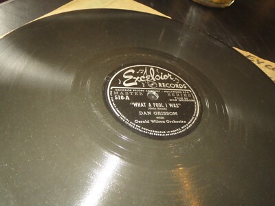 78RPM Excelsior 510 Gerald Wilson -  What A Fool I Was / Va-ance, nice player V+