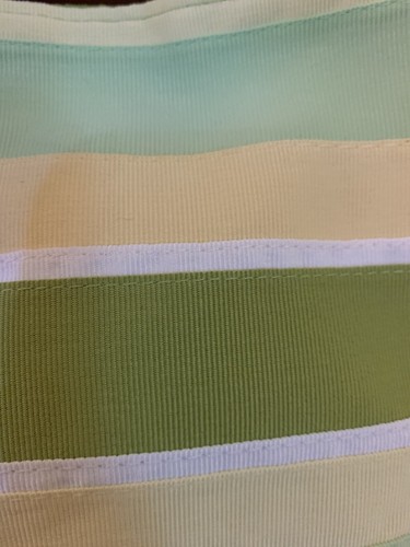 Bolso de Mano Hecho a Mano CINTA DE GROSGRAIN Ligero BOLSO DE MANO VERDE AMARILLO NUEVO - Imagen 5 de 7