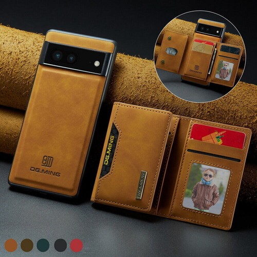 For Google Pixel 10 Pro XL 9 8 Magnetic Leather Wallet Flip Card Slot Case Cover - 第 1/15 張圖片