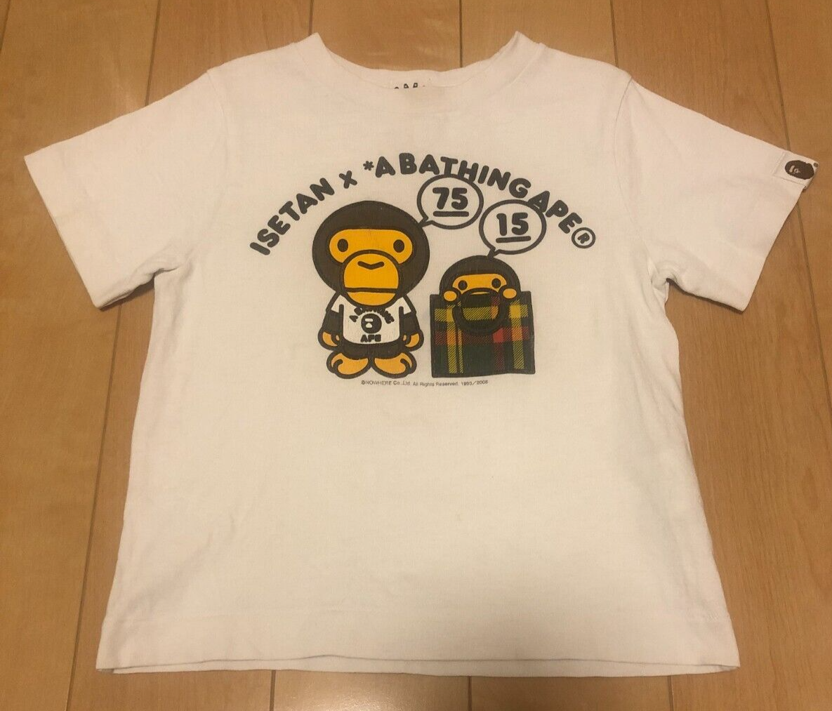 A Bathing Ape Isetan Bape Kids Short Sleeve T-Shirt Children's