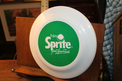 Vintage 1980's Coca Cola Frisbee Flying Disc Sprite Great Lymon Taste NOS