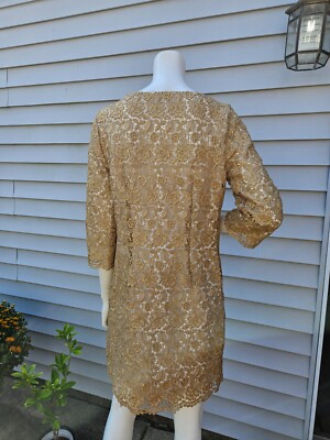 Milly of New York cocktail dress 3/4 sleeve size 8 in Gold Floral for Women NEW | eBay Milly of New York cocktail dress 3/4 sleeve size 8 in Gold Floral for Women NEW | eBay