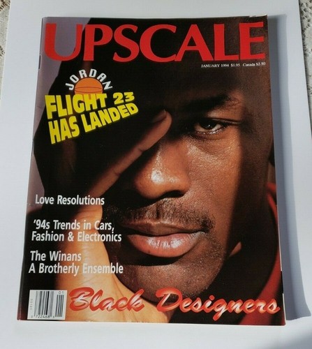 Upscale Magazine Michael Jordan The Winans January 1994