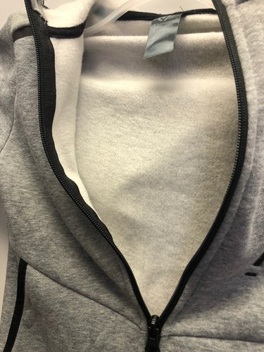 C9 Champion Boy's Victory Fleece Full Zip Hoodie Sweatshirt Jacket Dk Gray Sz XS - Picture 7 of 9