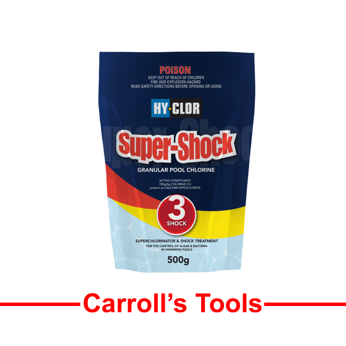 HyClor 500g Super Shock Granular Pool Chlorine eBay